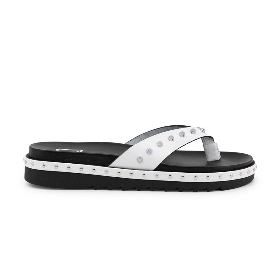 Weiße Flip-Flops von Anna Lublin