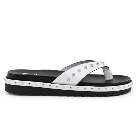 Weiße Flip-Flops von Anna Lublin