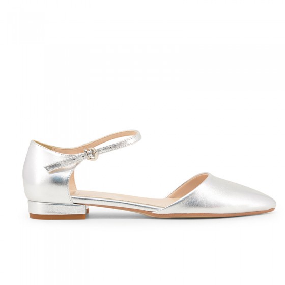 Ballerinas Made in Italia Silber 2
