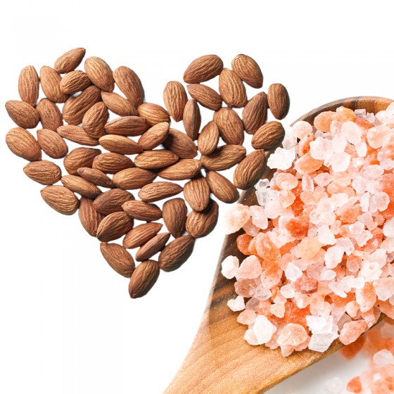 Geröstete Mandeln mit rosa Himalaya-Salz 150 gr.