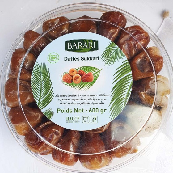 Dattes Sukari – Moelleuses et Fondantes | 600 g
