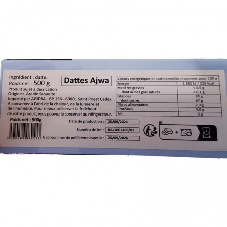 12 Boxen Ajwa Datteln (500 g) – Begrenzter Vorrat !