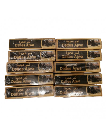 Dattes Ajwa 500 gr : lot de 10 boites