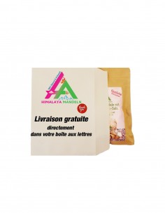 Amandes grillées au sel rose de l'Himalaya en sachet de 100g 2