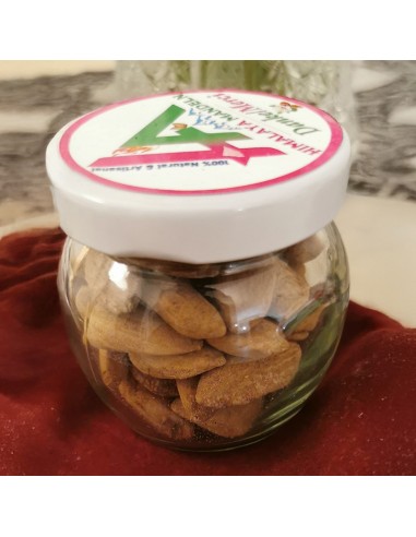 cadeau en velour : amandes au sel d'Himalaya...