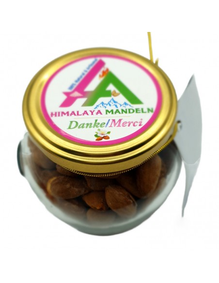 cadeau en velour: Amandes au sel d'Himalaya 100g