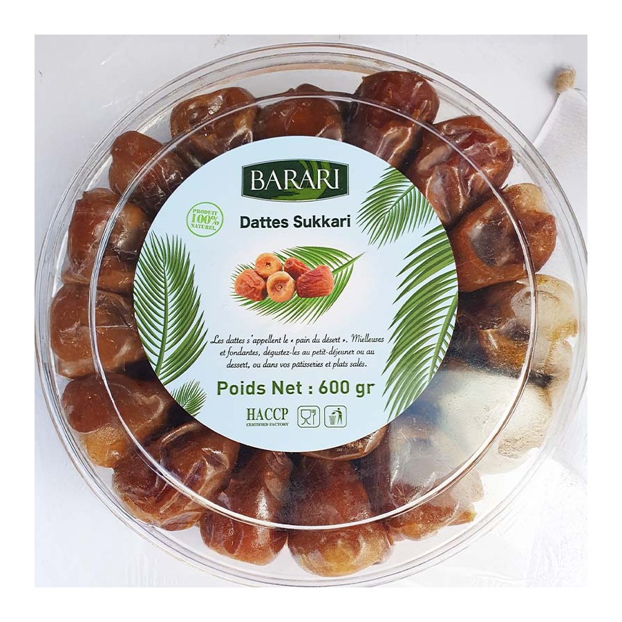 Dattes Sukari – Moelleuses et Fondantes | 500 g
