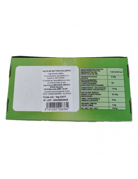 Pâte de dattes 1kg