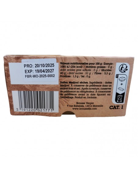 Dattes Medjoul Jordanie 1kg