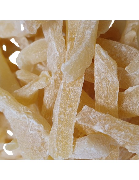 Gingembre Confit en Lamelles Premium 250 gr